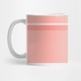 A first-rate stew of Isabelline, Light Pink, Pale Salmon and Peachy Pink stripes. Mug